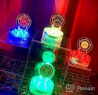 img 1 attached to Transform Your Holiday Party With Creatrek'S Submersible LED Lights: Waterproof, Battery-Operated, And Perfect For Hot Tubs, Backyards And Pumpkins! review by Jeremy Reddick