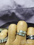 img 1 attached to 🎂 Engraved Stainless Steel Birthday Jewelry for Boys - Rings review by Josh Culotta