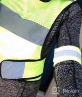 img 1 attached to HiVisible Reflective Vest: Safety Gear For Men & Women - Night Running, Biking, Walking. review by Kenneth Harris