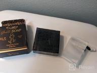 img 1 attached to FIVONA Black Yoni Soap Herbal Bar - Natural Ingredients Gold Flower For Feminine Wash And Whole Body Gentle Cleanse (5.3 Oz) review by Steven Murray