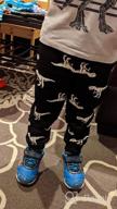 img 1 attached to 🦖 Elastic Dinosaur Toddler Boys' Sweatpants in Rabirtal Clothing review by Duane Mann