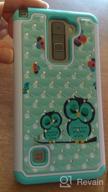 img 1 attached to Owl Design Shock Absorption Hybrid Case For LG Stylo 2/G Stylo 2/Stylus 2 - MagicSky Studded Rhinestone Bling Cover review by Molly Gordon