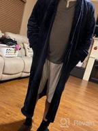img 1 attached to Length Hooded Bathrobe Housecoat Nightgown Men's Clothing in Sleep & Lounge review by Travis Smith