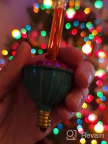 img 7 attached to Добавьте праздничного настроения в свой праздничный декор с многоцветными рождественскими пузырчатыми огнями - 2 упаковки, внесенные в список UL, для рождественской елки и торжеств