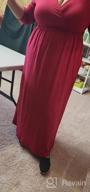 img 1 attached to Plus Size Long Sleeve Maxi Dress With Pockets - A Perfect Casual Party Dress For Women! review by Jennifer Verdugo