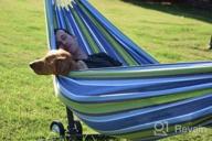 img 1 attached to Relax In Style With Vivere'S Oasis Brazilian Double Hammock review by Rico Dantzler
