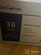 img 1 attached to Organize Your Clothes With ManGotree'S Velvet Hangers - No-Slip, Ultra-Slim, And Sturdy - 36 Pack review by Amanda Mason