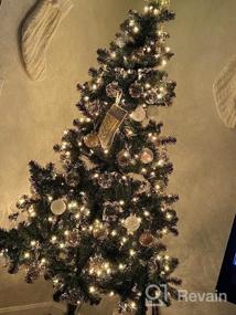 img 8 attached to Добавьте блеска своему рождественскому декору с большими небьющимися синими рождественскими шарами XmasExp - набор из 12 штук
