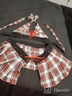 img 1 attached to Wearella Schoolgirl Lingerie Set For Women - Perfect For Halloween Costumes! review by Brian Micheals