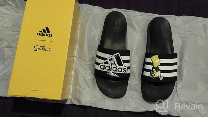 img 1 attached to Ultimate Comfort Adidas Adilette Sandals: Unisex Athletic Men's Shoes review by Alan Miller