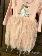 img 1 attached to DXTON Winter Tutu Dresses for Toddler Girls - Long Sleeve Outfits 2-8T review by Lisa Frank