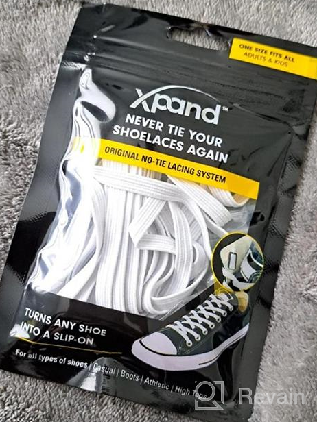 img 1 attached to Say Goodbye To Tying Laces With Xpand'S Elastic Shoelace System - Perfect For Adults And Kids! review by Abdulkarim Sugge