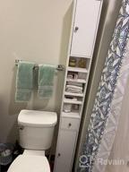 img 1 attached to White Bathroom Tall Cabinet With Drawer & Shelves - Haotian BZR34-W review by Jamal Yang