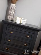 img 1 attached to Upgrade Your Cabinets With LONTAN Matte Black Square Knobs - Pack Of 25 Stainless Steel Dresser Drawer Door Knobs review by Treyshaun Clena