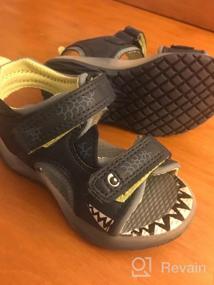 img 6 attached to 👣 Carter's Boys Funny Sandal: Comfy & Playful Toddler Boys' Shoes