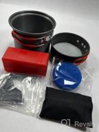 img 1 attached to Bulin Camping Cookware Mess Kit - Complete Set For Outdoor Cooking And Backpacking Adventures review by Jason Adams