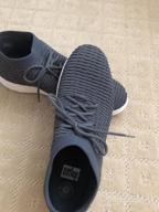 img 1 attached to Men's FitFlop Uberknit Waffle Shadow Shoes: Fashion Sneaker for Elevated Style review by Marvin Breezy