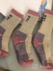 img 7 attached to Туристические носки из мериносовой шерсти для детей - набор из 3-х пар от MERIWOOL