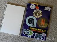 img 1 attached to 4-Pack A5 Dot Grid Notebooks W/ 640 Pages, Neon Color Page Markers - Office & School Supplies review by Gregory Braddock