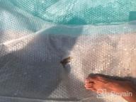 картинка 1 прикреплена к отзыву 12X24 Прямоугольное солнечное покрытие для бассейна с люверсами: теплоудерживающее одеяло для внутренних и надземных бассейнов, с пузырчатой стороной вниз - набор Sun2Solar серии 1600 от Nate Mims