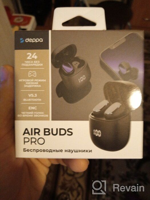 img 1 attached to Wireless Earphones With Air Buds Pro Microphone Black, Deppa review by Agata Zimka Semeniuk ᠌