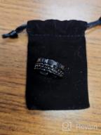 картинка 1 прикреплена к отзыву 🗡️ Вальили Нордическое викингское символьное кольцо со спиннером: нержавеющая сталь/золото/черный - идеальный подарок для мужчин/женщин (размеры 7-13) от Matthew Harris