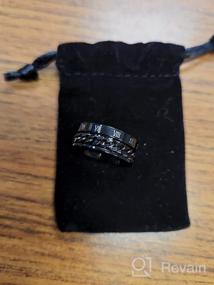 img 5 attached to 🗡️ Вальили Нордическое викингское символьное кольцо со спиннером: нержавеющая сталь/золото/черный - идеальный подарок для мужчин/женщин (размеры 7-13)