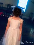 img 1 attached to Stunning iGirlDress Flower Girl Dress: Perfect for First Communion, Pageant, Wedding, and Birthday review by Sara Gowan