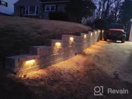 img 1 attached to 8-Pack LEONLITE Classic Series 4 Inch Low Voltage LED Hardscape Lighting For Retaining Walls And Landscapes, 12V LED Paver Lights, 0.5W Soft White Landscape Step Lights, ETL Certified, 2700K review by Shakim Yates