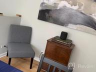 картинка 1 прикреплена к отзыву STHOYN Современное покрытие без подлокотника украшение стул с подушкой декоративное стул для комода в спальне, стул угловой для гостиной мебель в стиле английская буква на белом фоне. от Dana Jones