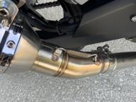 img 1 attached to Kawasaki Ninja 400 Z400 Slip-On Exhaust System Including Muffler For Improved Performance - Compatible With Models From 2018, 2019, And 2020 review by Chad Cypert