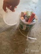 img 1 attached to Colorful Fun: WEIMY Sidewalk Chalk Bucket With 20 Washable And Non-Toxic Chalks For Kids' Outdoor And Indoor Artistic Expression! review by Steve Cypert