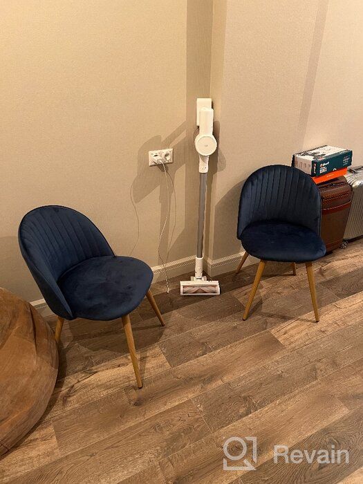 img 2 attached to Chair STOOL GROUP Lyon, metal/textile, color: blue review by Wiesaw Kostyka ᠌