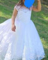 img 1 attached to 💃 Elegant Sleeveless Wedding and Pageant Girls Clothing by AbaoSisters review by Denise Smith