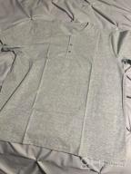 img 1 attached to Casual Yet Fashionable: QUALFORT Men'S Cotton Henley Shirts With Button Down Detailing And Short/Long Sleeves review by Derek Evans