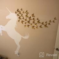 img 1 attached to Add A Whimsical Touch To Your Nursery With Aooyaoo 48Pcs/Lot 3D Butterfly Wall Stickers review by Steve Atchley