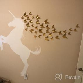 img 8 attached to Add A Whimsical Touch To Your Nursery With Aooyaoo 48Pcs/Lot 3D Butterfly Wall Stickers