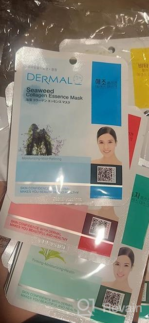 img 1 attached to DERMAL 39 Combo Pack Collagen Essence Full Face Facial Mask Sheet - The Ultimate Supreme Collection For Every Skin Condition Day To Day Skin Concerns. Nature Made Freshly Packed Korean Face Mask review by Dave Seawell