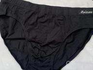img 1 attached to 🩲 Molasus Men's Breathable Cotton Briefs Underwear with No Fly and Covered Waistband - Available in Sizes S-3XL review by Jerome Pritchard