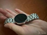 img 1 attached to SAMSUNG Galaxy Watch Active2 (Aqua Black, R820-44mm) 📱 with Bluetooth, Silicon Strap, and Aluminum Bezel - International review by Xander Kio Zion ᠌