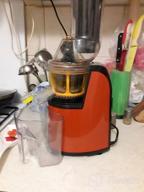 img 1 attached to Auger juicer Kitfort KT-1102-2, burgundy review by Celina Stpie ᠌