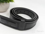 img 1 attached to Men'S Top Grain Leather Belt - Kolossus Belts For Men review by Melvin Boss