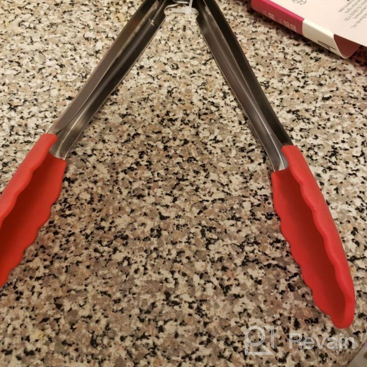 img 1 attached to Instant Pot Official Tong, 12-Inch, Red review by Lisa Zulo