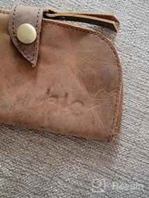 img 7 attached to 👜 Handcrafted Cuero Leather Zipper Organizer: Stylish and Functional!