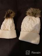 img 1 attached to Winter Family Fashion: 2-Piece Parent-Child Knit Beanie Set review by Glen Elevyn