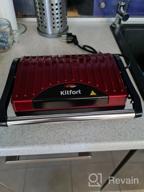 img 1 attached to Sandwich maker Kitfort KT-1609 Panini Maker, red review by Franciszka Steffi ᠌