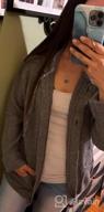 img 1 attached to Women'S Oversized Shacket Cardigan With Hoodie For Fall/Winter - Casual Button-Down Coat/Jacket Sweater By ZXZY review by Jared Perry