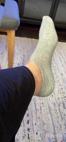 img 5 attached to IDEGG Унисекс бесшовные невидимые носки с антискользящим покрытием, низкого выреза, для мужчин и женщин