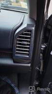 img 1 attached to ABS Carbon Fiber Dash Vent Trim For Ford F150 2015-2020: Keptrim 3-Piece Air Conditioner Outlet Upgrade review by Bryan King
