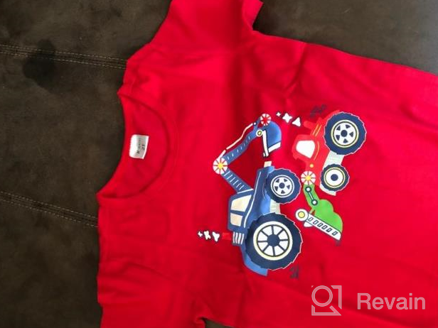 img 1 attached to 👕 Adorable Toddler Crewneck Cartoon Sweatshirt for Boys' - Tops, Tees & Shirts Collection review by Michael Bryan